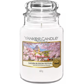 Yankee Candle Sakura Blossom Festival - Festival sakury vonná svíčka Classic velká sklo 623 g