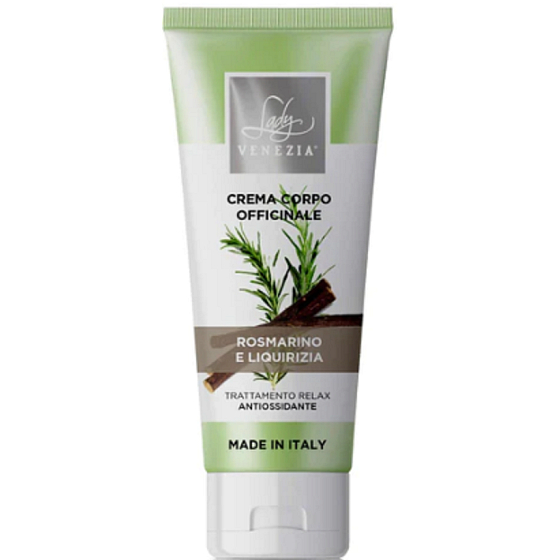 Lady Venezia Rosmarino & Liquirica - Krem do ciała i rąk z rozmarynem i lukrecją 100 ml