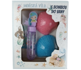 Bohemia Gifts Męska kula do kąpieli 2 x 50 g + bańka mydlana 30 ml, zestaw kosmetyczny dla dzieci