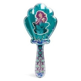 Martinelia Shell kartáč na vlasy modrý mořská panna 1 kus