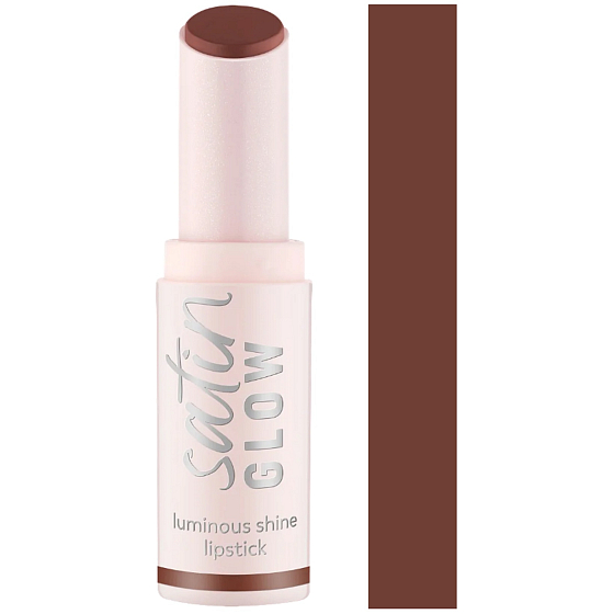 Essence Satin Glow lesklá rtěnka 06 Deja-Brew 3,5 g