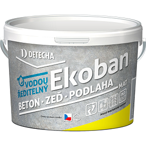 Detecha Ekoban farba do drewna i betonu, szara, 2,5 kg Detecha Ekoban farba do drewna i betonu, szara, 2,5 kg