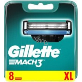 Gillette Mach3 náhradní hlavice 8 kusů, pro muže
