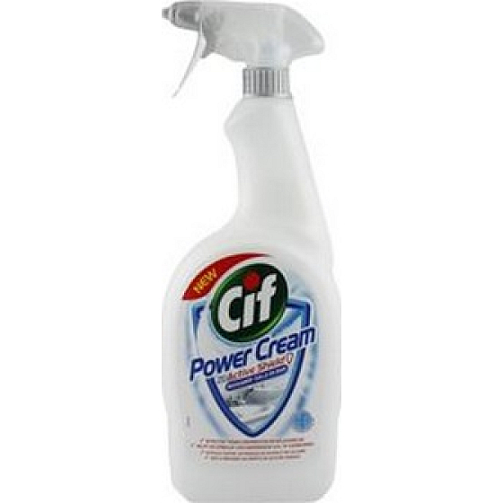 Cif Power Cream Koupelna čistič koupelen sprej 750 ml