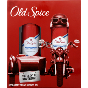 Old Spice White Water deodorant sprej 150 ml + sprchový gel 250 ml, kosmetická sada Old Spice White Water deodorant sprej 150 ml + sprchový gel 250 ml, kosmetická sada