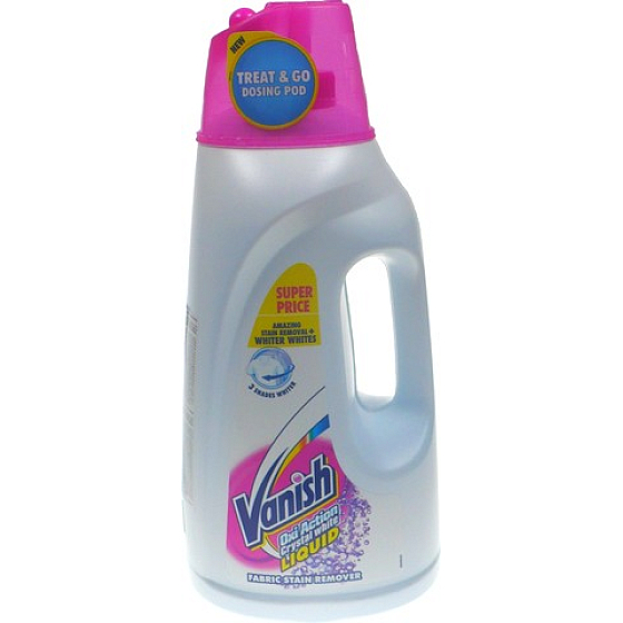 Vanish Oxi Action Crystal White Liquid tekutý odstraňovač skvrn 2 l