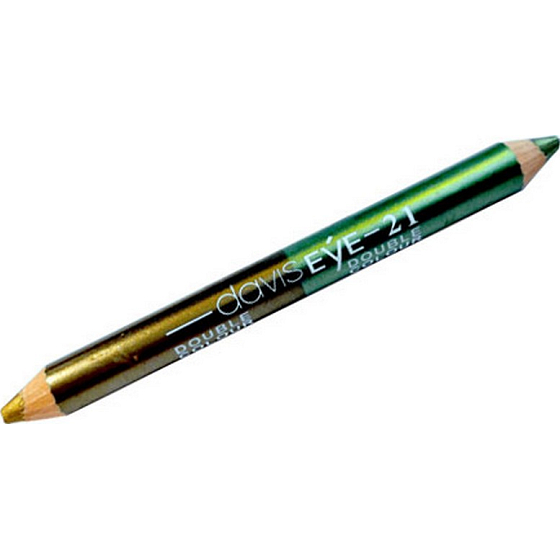 Princessa Davis Eye Double Colour oční stíny v tužce 021 světle zelená a zlatá 6 g