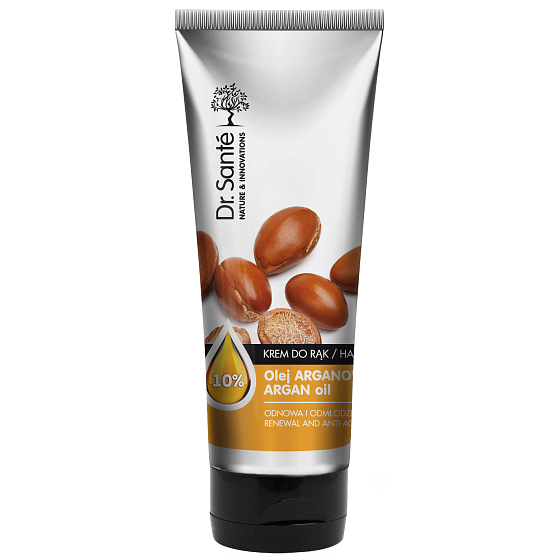 Dr. Santé Arganový olej a keratin krém na ruce obnovující pružnost pokožky 75 ml