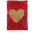 Albi Blok s flitry Srdce 15 cm x 21 cm