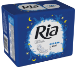 Ria Ultra Silk Night dámské vložky, 8 ks