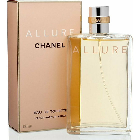 Chanel Allure toaletní voda pro ženy 100 ml s rozprašovačem