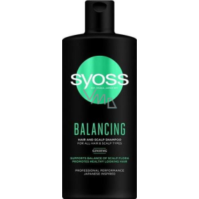 Syoss Balancing šampon pro všechny typy vlasů 440 ml Syoss Balancing šampon pro všechny typy vlasů 440 ml