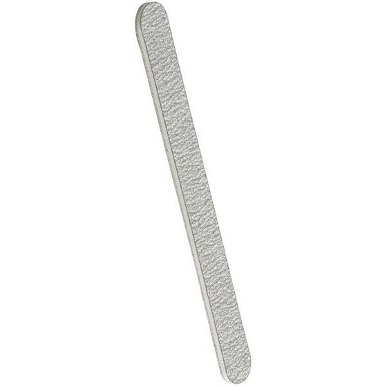 Pilník na nehty zebra, šedý, plochý, oválný 17,5 cm
