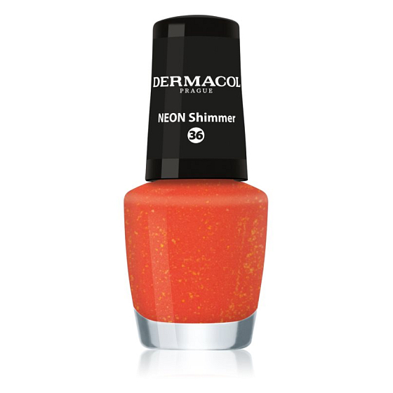 Dermacol Neon Nail Polish Neonový lak na nehty 36 Neon Shimmer 5 ml