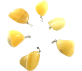 Kalcit pomarałowy Troml przywęzek naturalny kamień M, ok. 2,5 cm, kamień intuicji