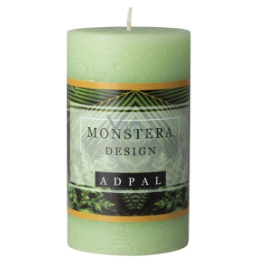 Adpal Monstera Design vonná svíčka válec 70 x 120 mm Adpal Monstera Design vonná svíčka válec 70 x 120 mm
