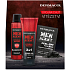 Dermacol Men Agent Eternal Victory 3v1 sprchový gel 250 ml + deodorant sprej 150 ml + slupovací pleťová maska 2 x 7,5 ml, kosmetická sada pro muže