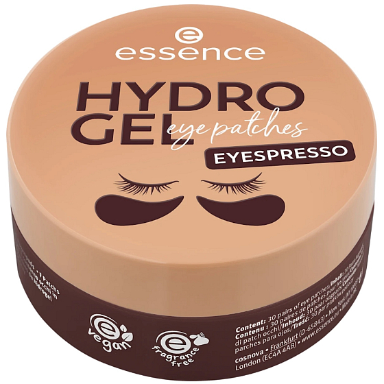 Essence Hydro Gel Eyespresso hydrogelové polštářky pod oči 30 párů