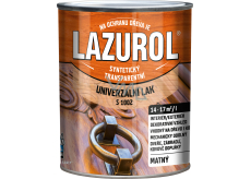 Lazurol S1002 mat, lak na kov a dřevo, bezbarvý, 750 ml