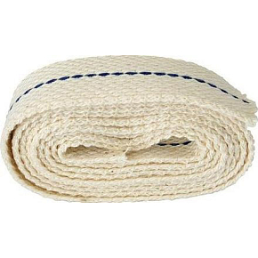 Knot płaski do lamp na naftę, průměr 16 mm, délka 50 cm