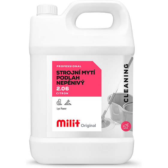 Milit do mycia podłóg maszynowego, bez piany, 5 l
