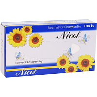 Nicol 2-warstwowe chusteczki papierowe w pudełku, 100 sztuk