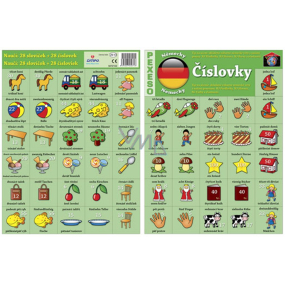 Ditipo Pexeso językowe Liczby niemiecki 297 x 222 mm