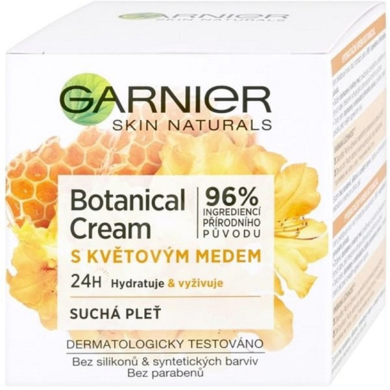 Garnier Skin Naturals Botanical Cream s květovým medem pleťový krém pro suchou pleť 50 ml