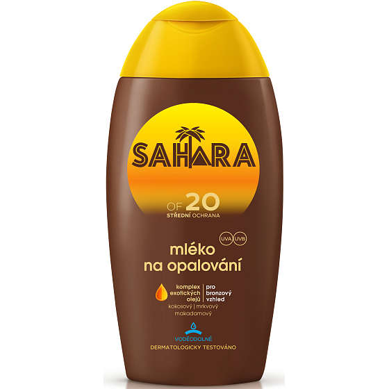 Astrid Sahara OF20 voděodolné mléko na opalování 200 ml