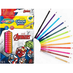 Colorino Pastelky trojhranné Marvel Avengers 13 barev