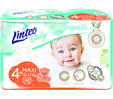 Linteo Baby Premium Maxi+ pieluszki dla dzieci 10 do 17 kg, 46 sztuk
