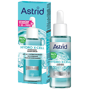 Astrid Hydro X-Cell nawilżające super serum do zwiększenia elastyczności i nawilżenia skóry 30 ml