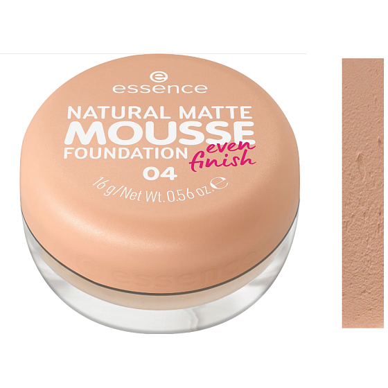 Essence Natural Matte Mousse Foundation piankowy podkład 04 16 g