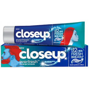 Closeup Everfresh Peppermint Drops pasta do zębów, 90 g