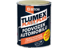 Tlumex Plast Plus antikorozní barva na auto a podvozek, černá, 0,9 kg