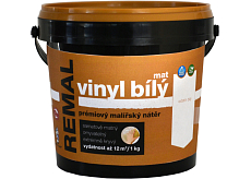 REMAL Vinyl biały mat farba zmywalna na ścianę 1 kg