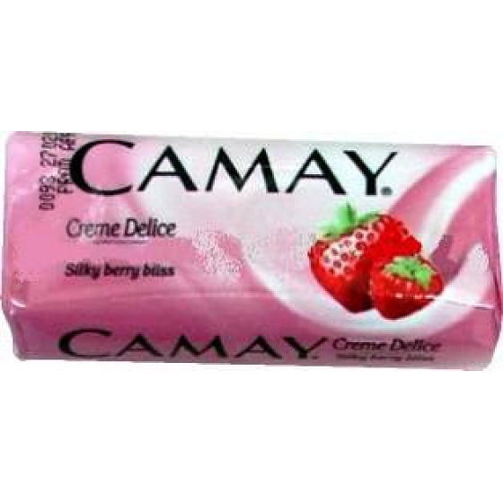 Camay Silky berry růžové toaletní mýdlo 100 g