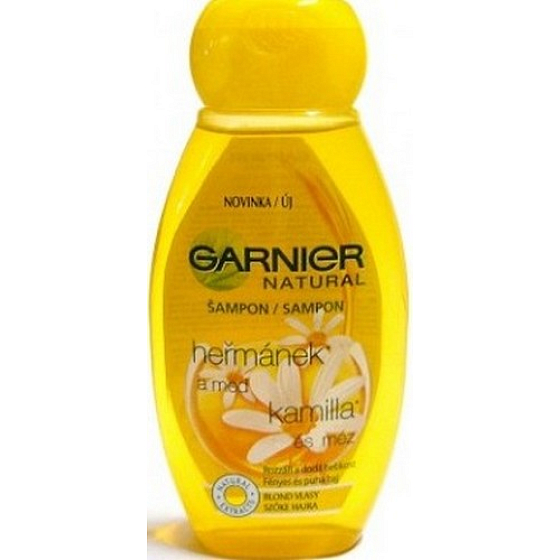 Garnier Natural Heřmánek a Med šampon na blond vlasy 250 ml