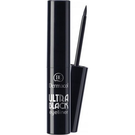 Dermacol Ultra Black Eyeliner oční linka tekutá odstín černá 2,8 ml