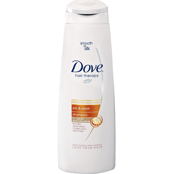 Dove Hair Therapy Silk & Sleek šampon pro hedvábné vlasy 250 ml