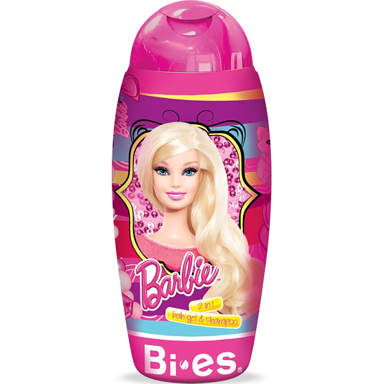 Mattel Barbie 2v1 sprchový gel a šampon pro děti 250 ml
