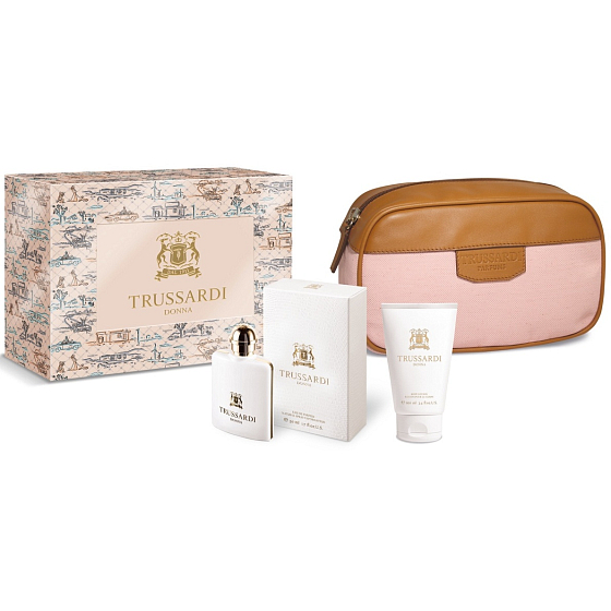 Trussardi Donna parfémovaná voda 50 ml + tělové mléko 100 ml + taška, dárková sada