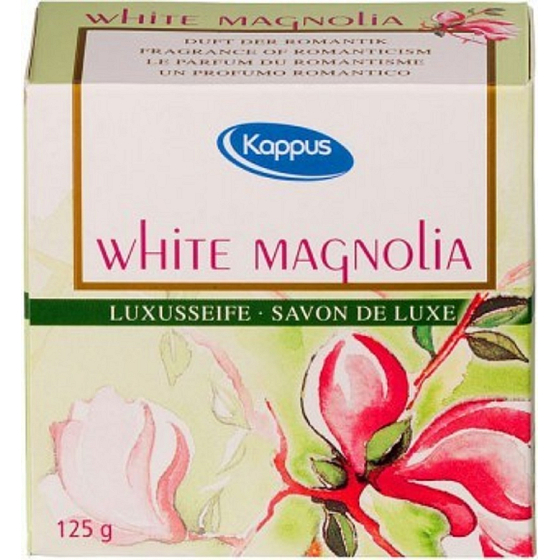 Kappus White Magnolia - Sladká magnólia luxusní toaletní mýdlo 125 g