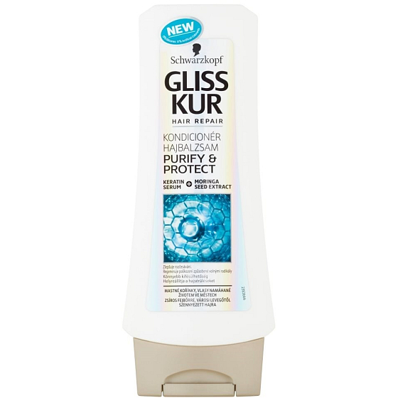 Gliss Kur Purify & Protect regenerační balzám na vlasy 200 ml