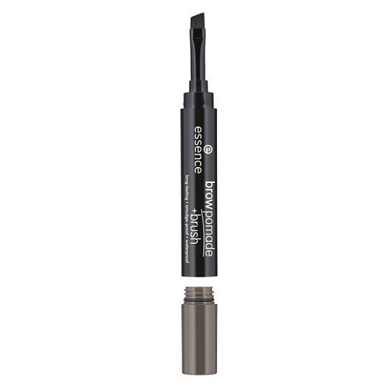 Essence Brow Pomade & Brush barva na obočí 03 Cool Brown 1,2 g