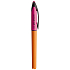 Uni Mitsubishi Air Micro UBA-188E-M černý inkoust inkoustové pero oranžové 0,5 mm