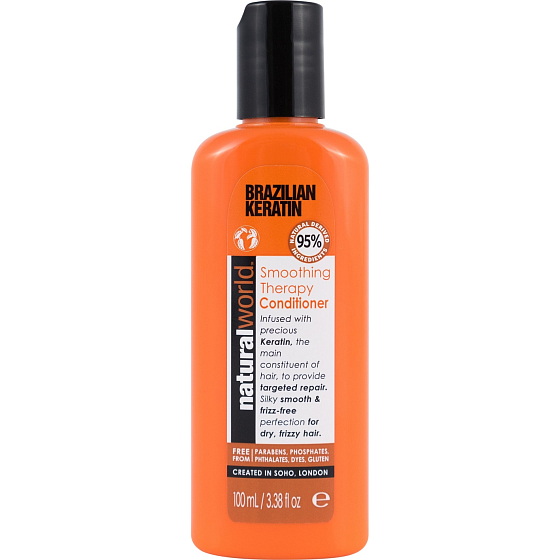 Natural World Brazilian Keratin Smoothing Therapy kondicionér na vlasy 100 ml