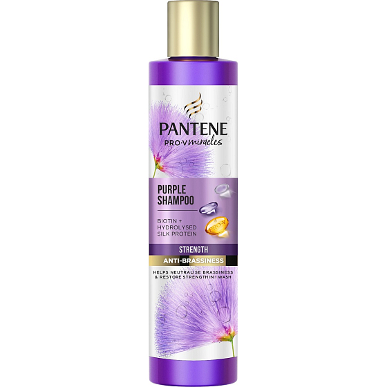 Pantene Pro-V Miracles Purple Shampoo šampon pro odbarvené vlasy a vlasy s odbarvenými prameny 225 ml