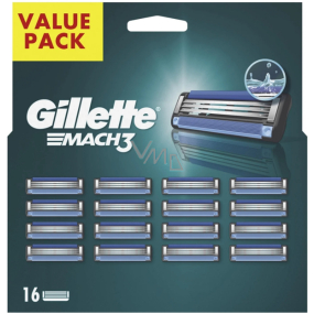 Gillette Mach3 náhradní hlavice 16 kusů, pro muže Gillette Mach3 náhradní hlavice 16 kusů, pro muže