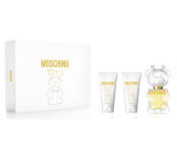 Moschino Toy 2 woda perfumowana dla kobiet 50 ml + mleczko do ciała 50 ml + żel pod prysznic 50 ml, zestaw prezentowy dla kobiet